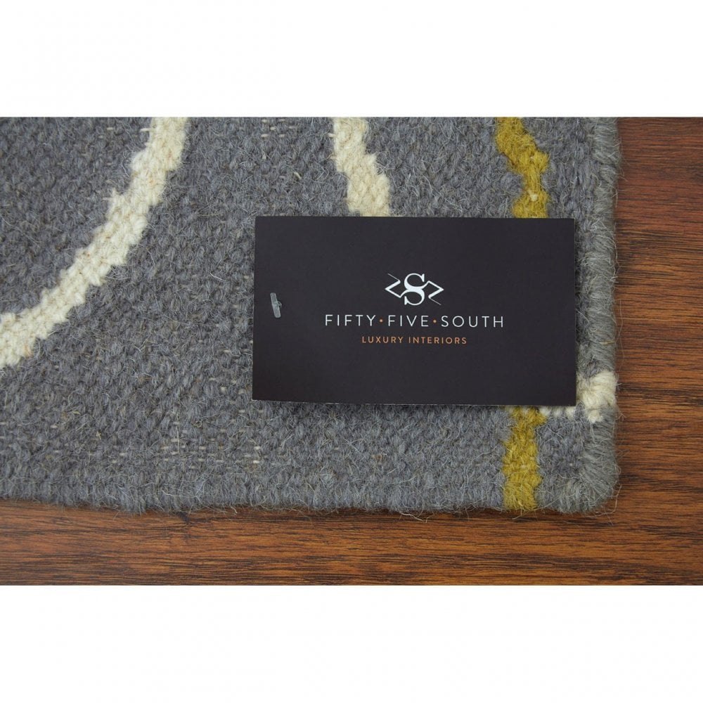 Oslo Rug, Cotton / Wool 20 / 80, Grey