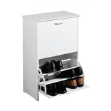 Shoe Storage Cupboard, Wood, White
