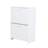 Shoe Storage Cupboard, Wood, White