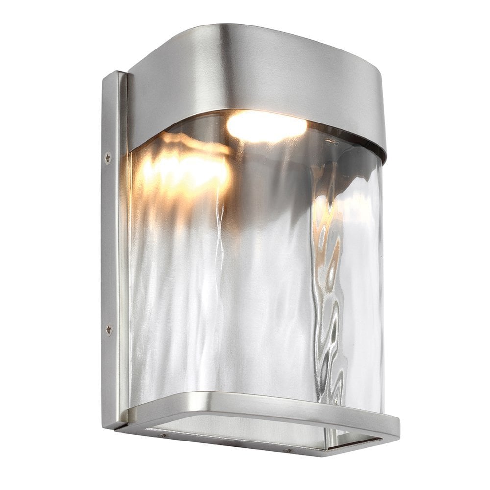 Bennie Contemporary LED Wall Sconce - Modern Brushed Steel Finish