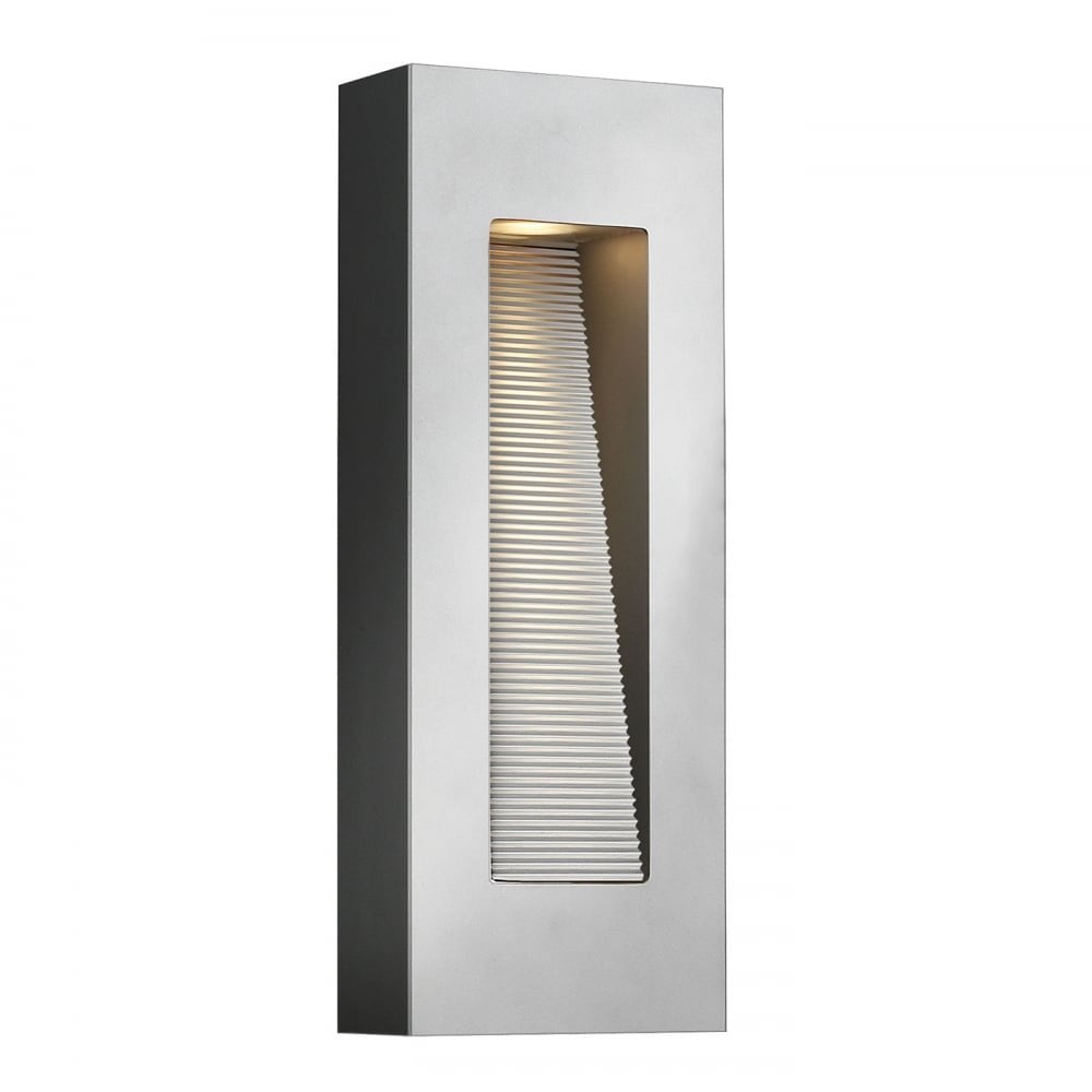 Luna Modern Titanium Wall Sconce with LED Lighting