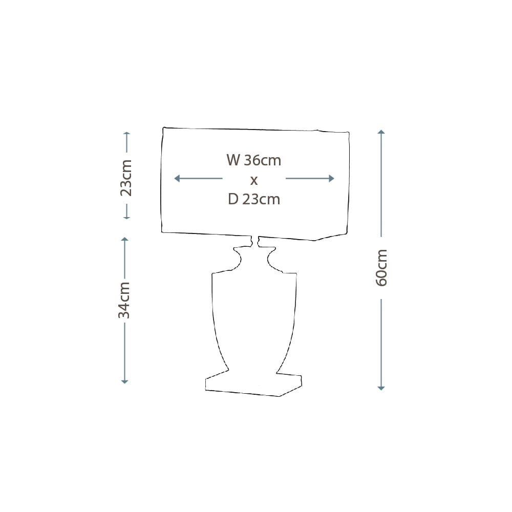 Liona Crystal Elegance Table Lamp with Silver Sheer Shade