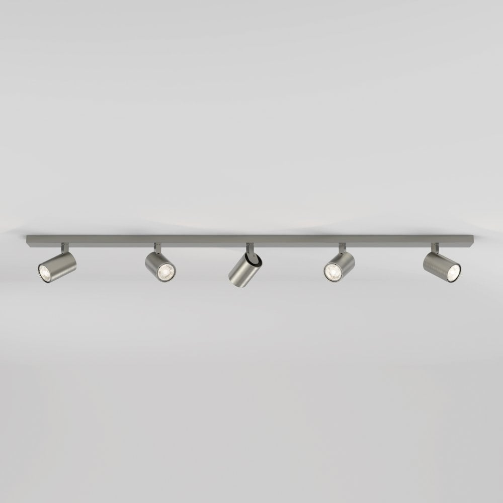 Ascoli Astro Five-Light Bar in Matte Nickel Finish