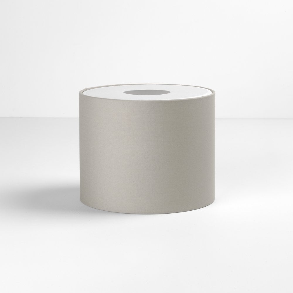 Putty Fabric Drum Shade for E27 Fixtures
