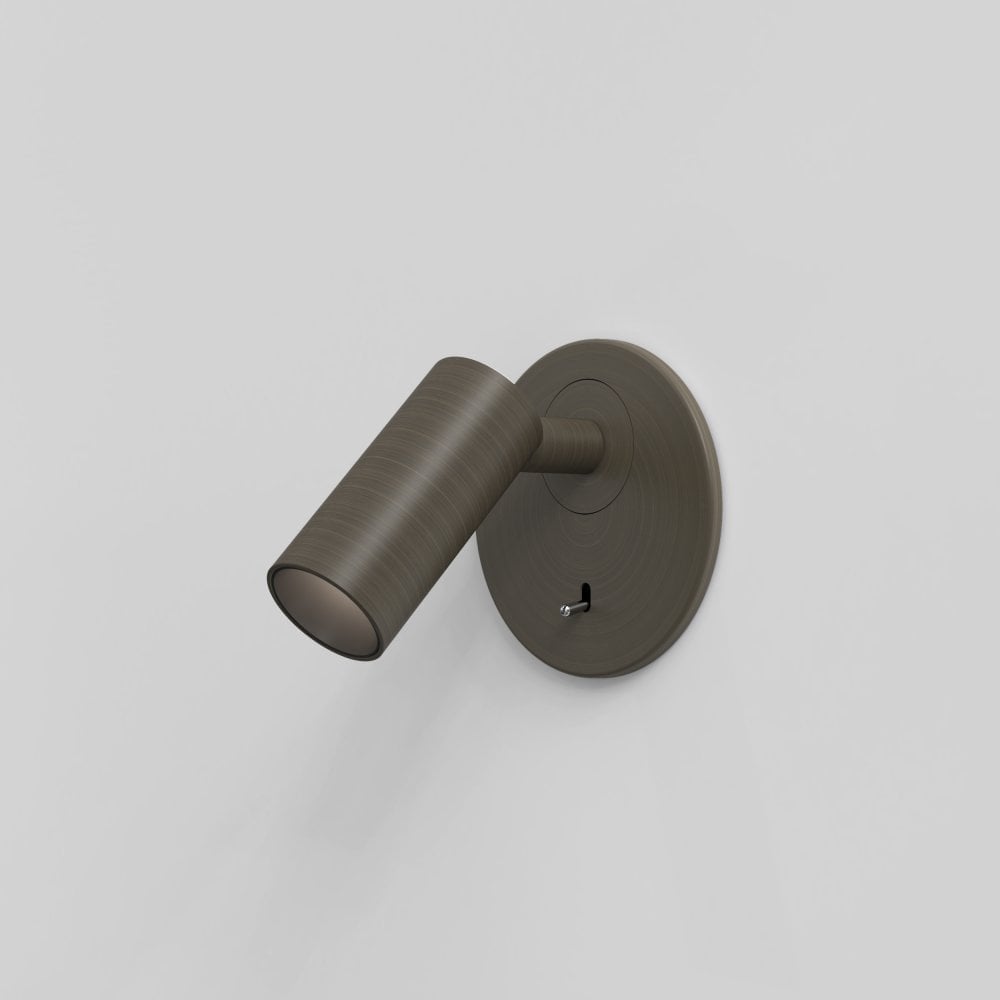 Bronze Micro Recessed LED Spotlight with Switch