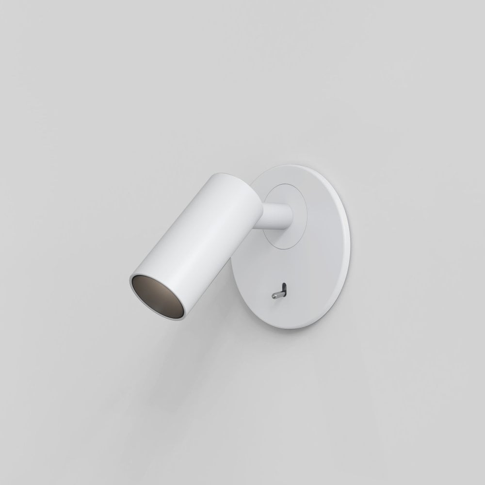 Compact LED Recessed Spotlight in Matte White Finish