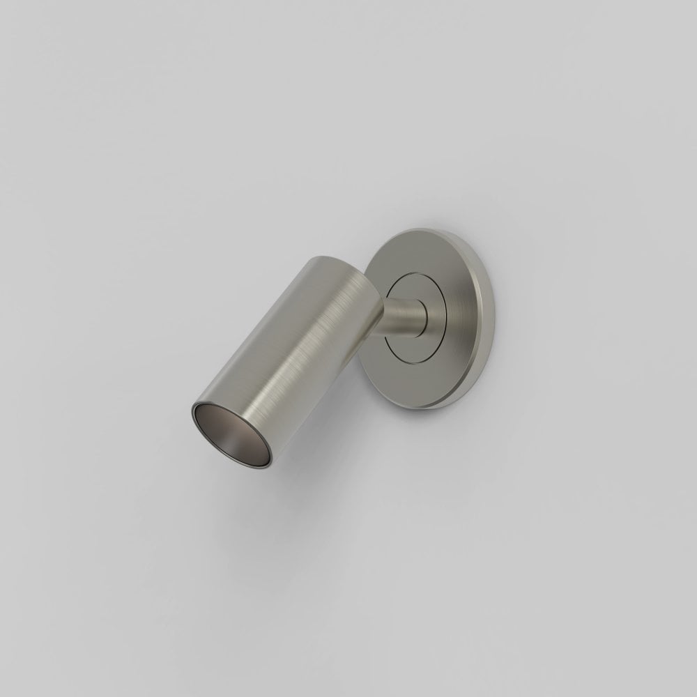 Sleek Matt Nickel LED Spotlight - Micro Recessed Design