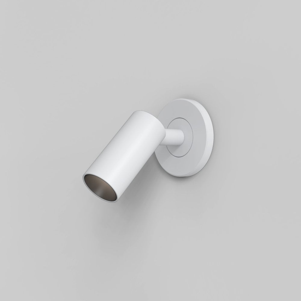 Matte White LED Micro Recessed Adjustable Spotlight