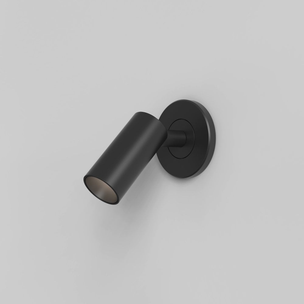 Sleek LED Micro Recess Spotlight in Matte Black Finish