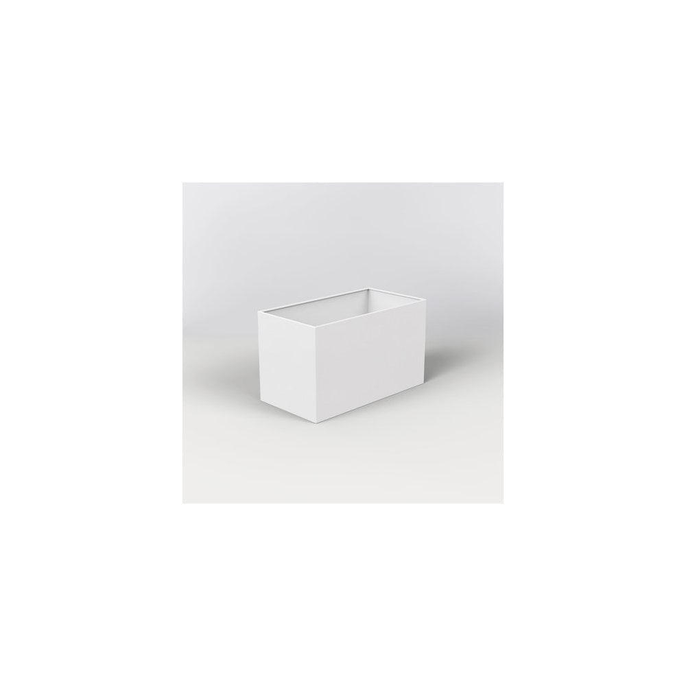 White Rectangular 250mm Lamp Shade