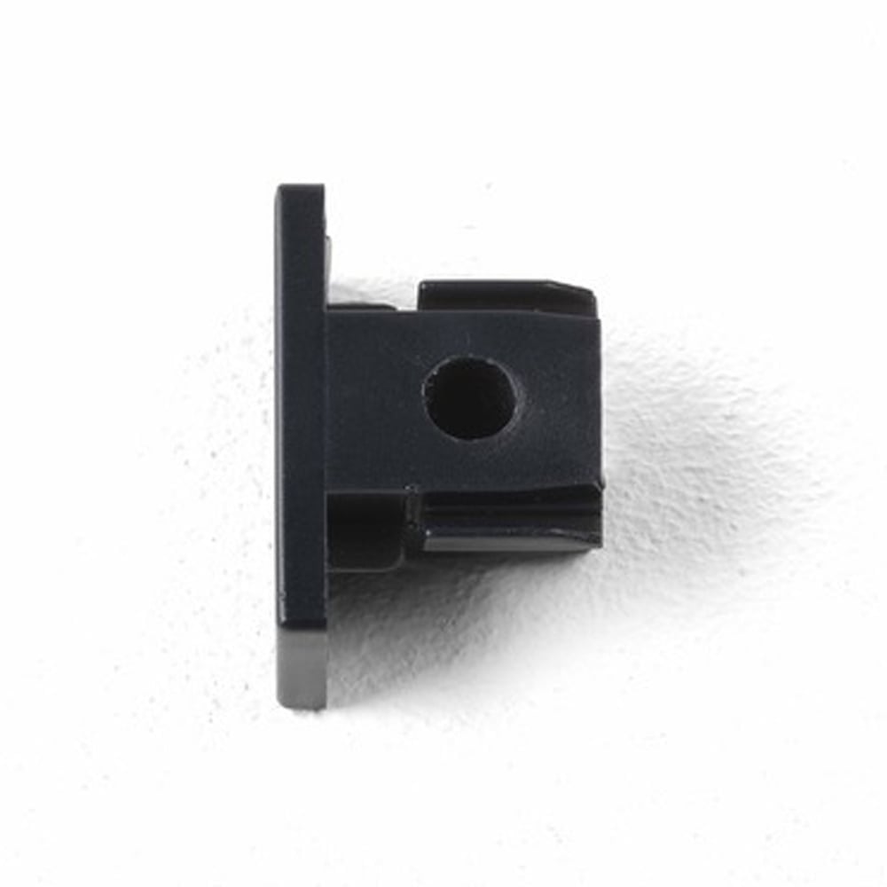 Sleek Black Track Lighting End Cap by Astro Lighting