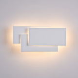 Contemporary White Metal Wall Light 12W