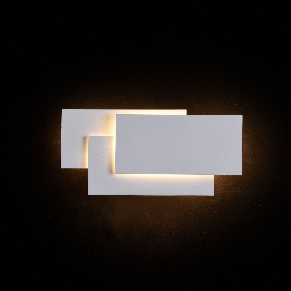 Contemporary White Metal Wall Light 12W