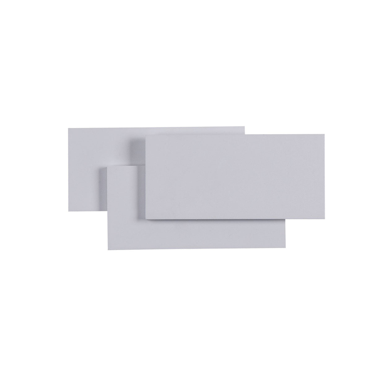 Contemporary White Metal Wall Light 12W