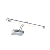 Fino Sleek Chrome Backlit Pendant, 52cm