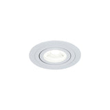 Sleek White Aluminum Downlight - GU10 50W