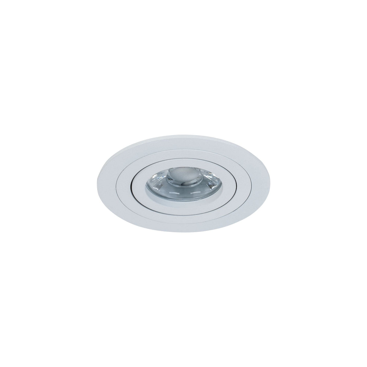 Sleek White Aluminum Downlight - GU10 50W