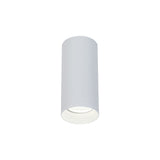 Sleek White Aluminum Ceiling Lamp with Adjustable Drop, 50W GU10