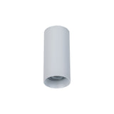 Sleek White Aluminum Ceiling Lamp with Adjustable Drop, 50W GU10