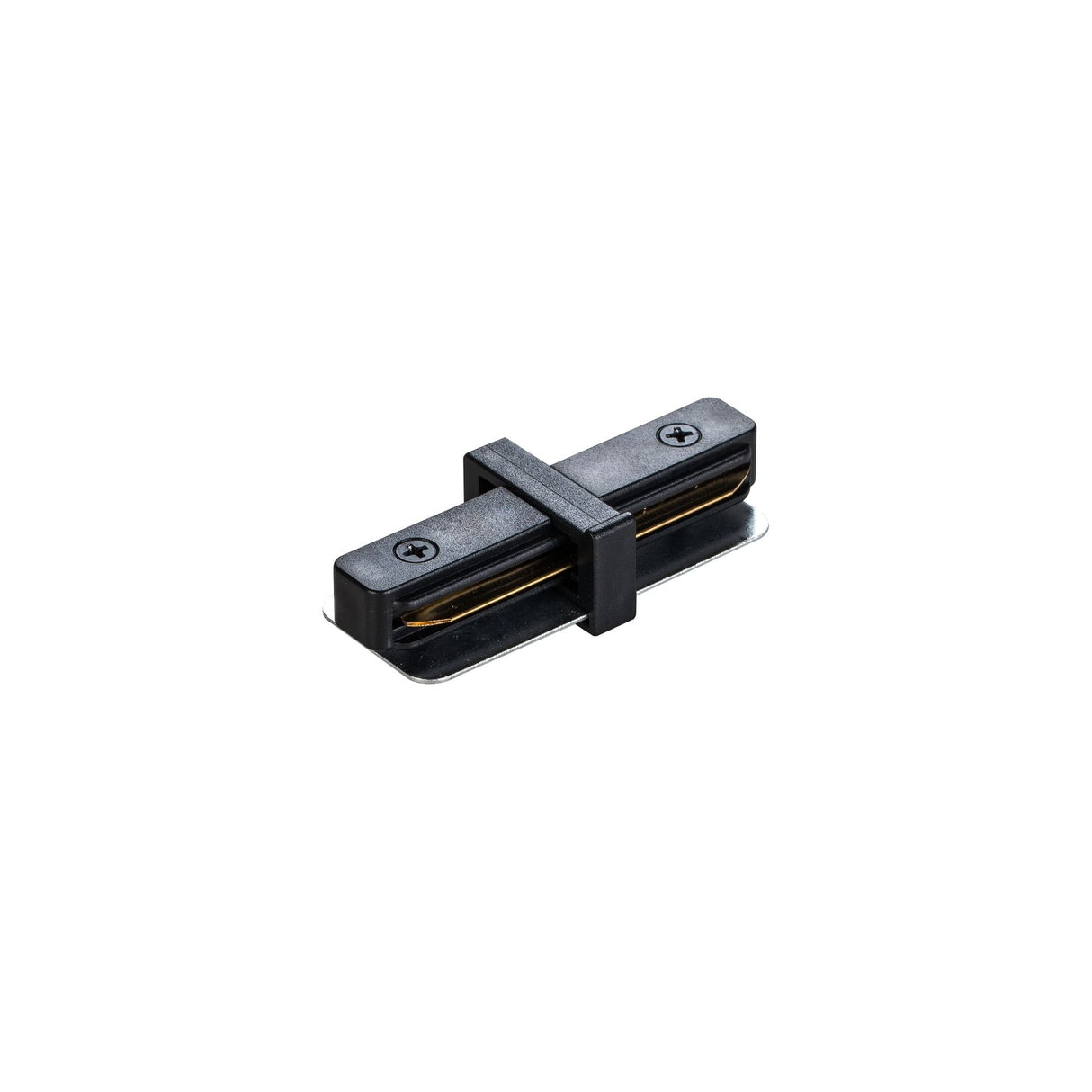 Black Plastic Straight Track Connector