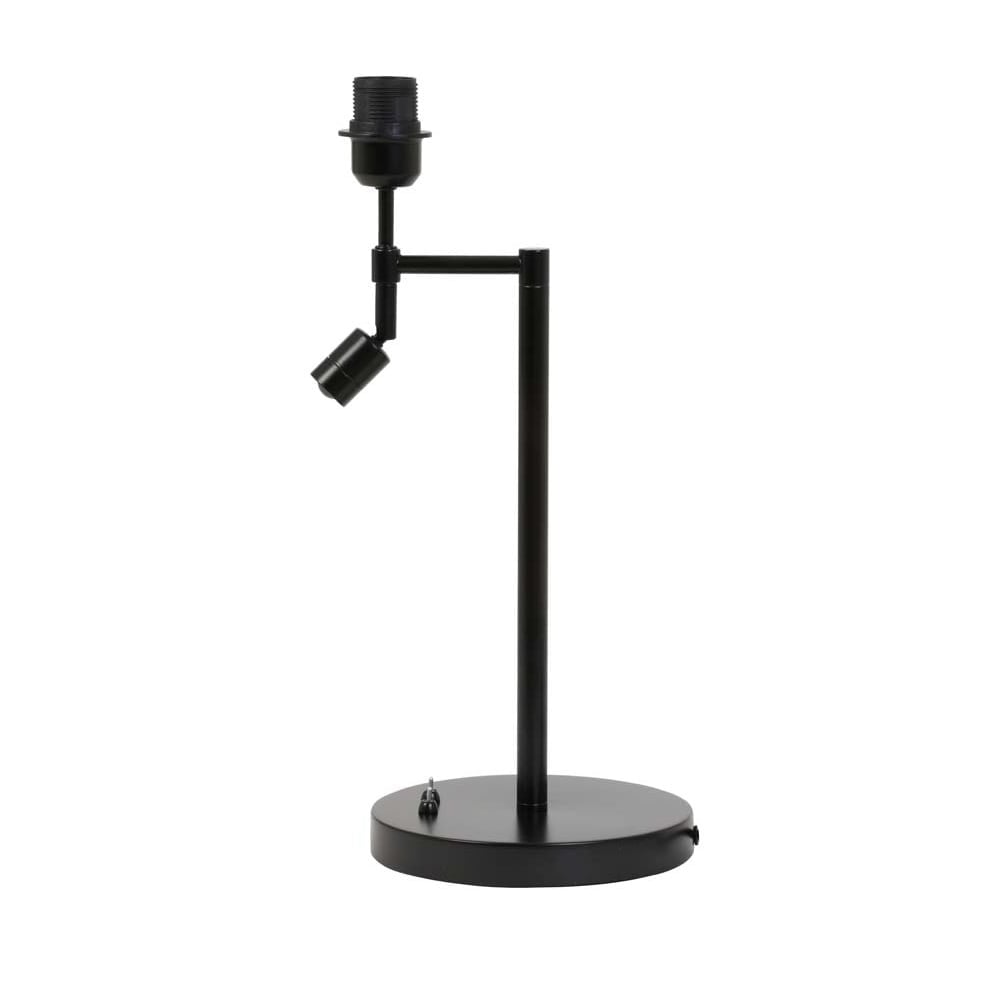 Matt Black Montana Table Lamp Base with Integrated LED Reading Light