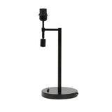 Matt Black Montana Table Lamp Base with Integrated LED Reading Light