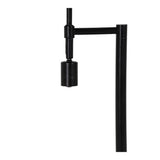 Matt Black Montana Table Lamp Base with Integrated LED Reading Light