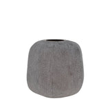 Elegant Dark Brown Glass Vase - 33x32 cm