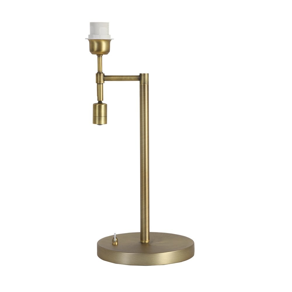 Montana Vintage Brass Lamp Base with LED Illumination 20 x 48 cm