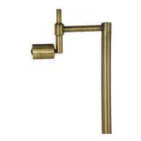 Montana Vintage Brass Lamp Base with LED Illumination 20 x 48 cm
