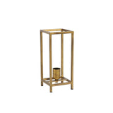 Marley Antique Gold Square Metal Table Lamp