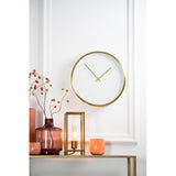 Marley Antique Gold Square Metal Table Lamp