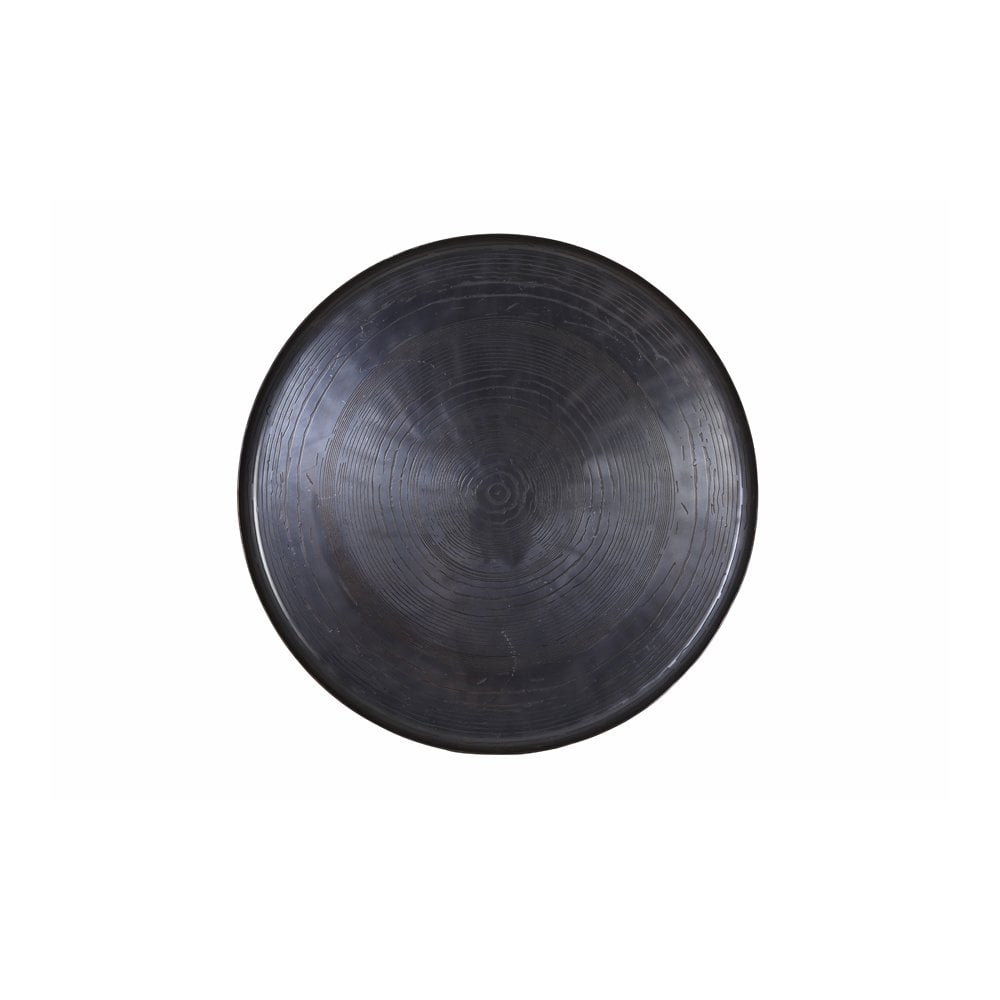 Bronze Thrunk Decorative Dish - 60cm Round Plate