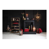 Antique Bronze Labu Vase - 27x30cm Home Decor