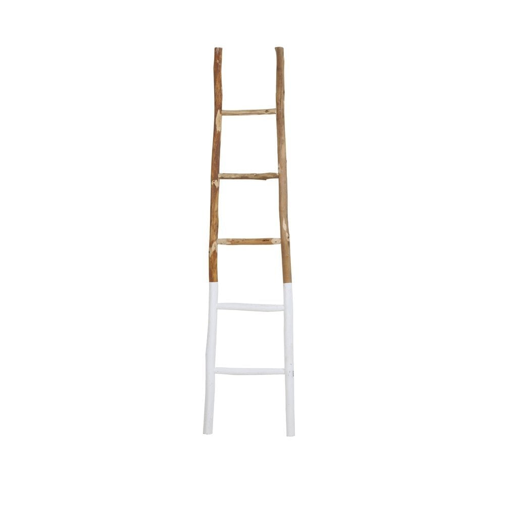Sten White Decorative Wooden Ladder 42x4x180cm