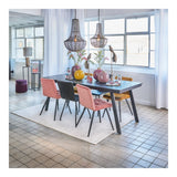 Vintage Blush Bronze Metal Vase - 22x22cm