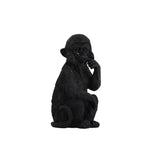 Stylish Black Monkey Decorative Ornament - 19.5cm