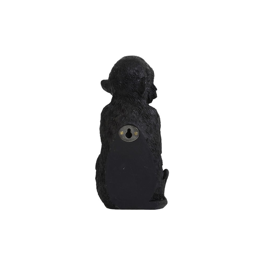 Stylish Black Monkey Decorative Ornament - 19.5cm