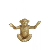 Golden Trio: Set of Three Monkey Ornaments