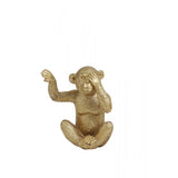 Golden Trio: Set of Three Monkey Ornaments