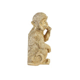Golden Monkey Decorative Wall Ornament 19.5cm