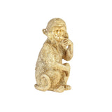 Golden Monkey Decorative Wall Ornament 19.5cm