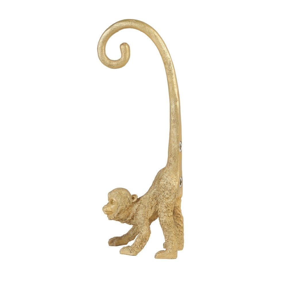 Golden Monkey Wall Ornament 14.5x16.5x45.5 cm