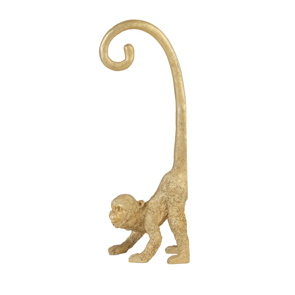 Golden Monkey Wall Ornament 14.5x16.5x45.5 cm