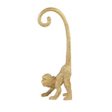 Golden Monkey Wall Ornament 14.5x16.5x45.5 cm
