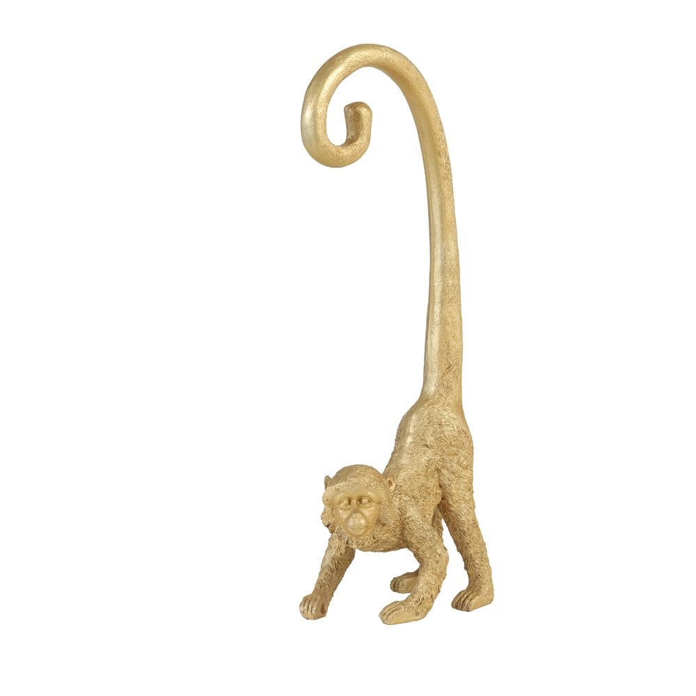 Golden Monkey Wall Ornament 14.5x16.5x45.5 cm