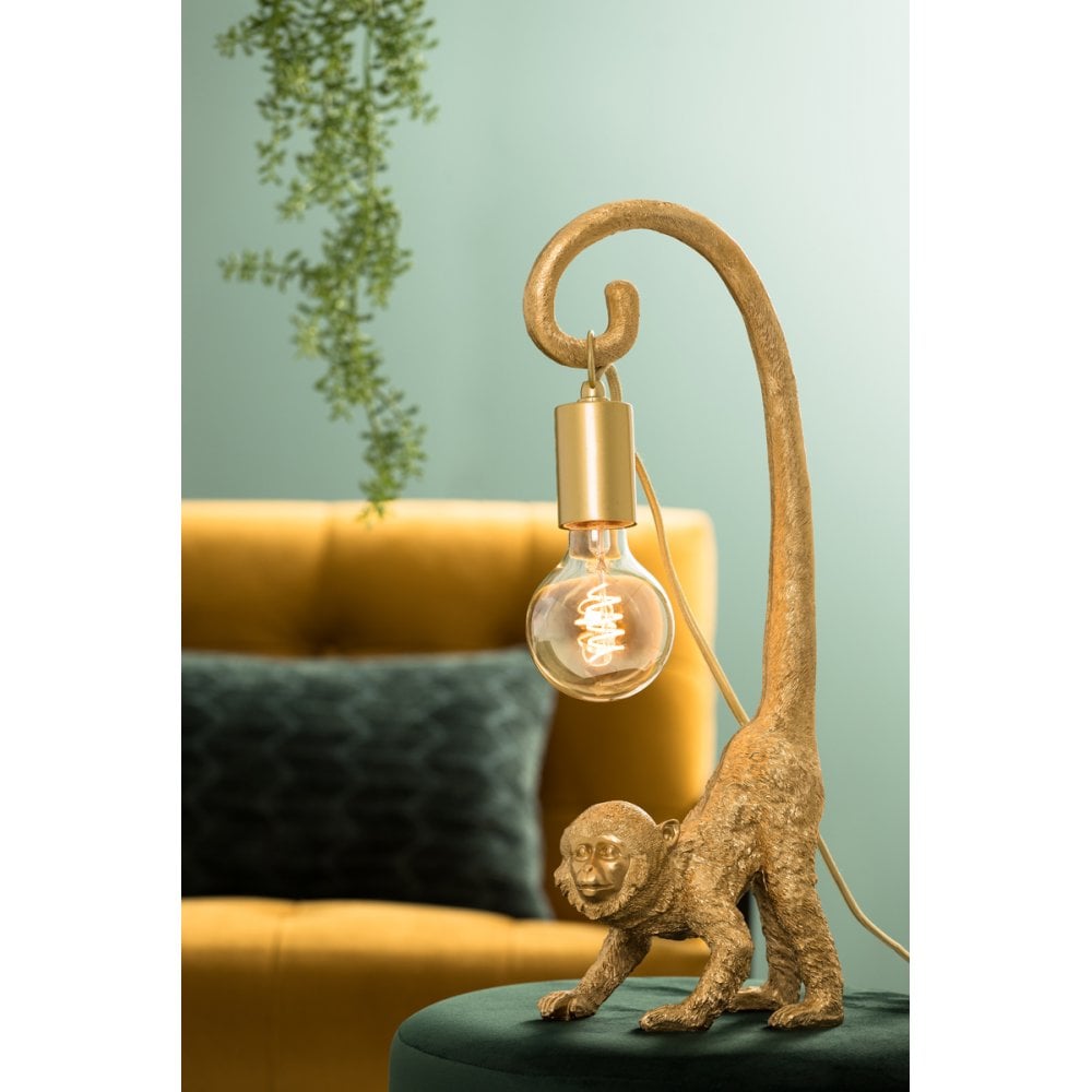 Golden Monkey Wall Ornament 14.5x16.5x45.5 cm