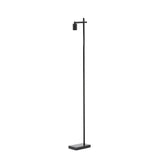 Sleek Black Corby Floor Lamp - 28.5x15x152 cm in Matte Finish
