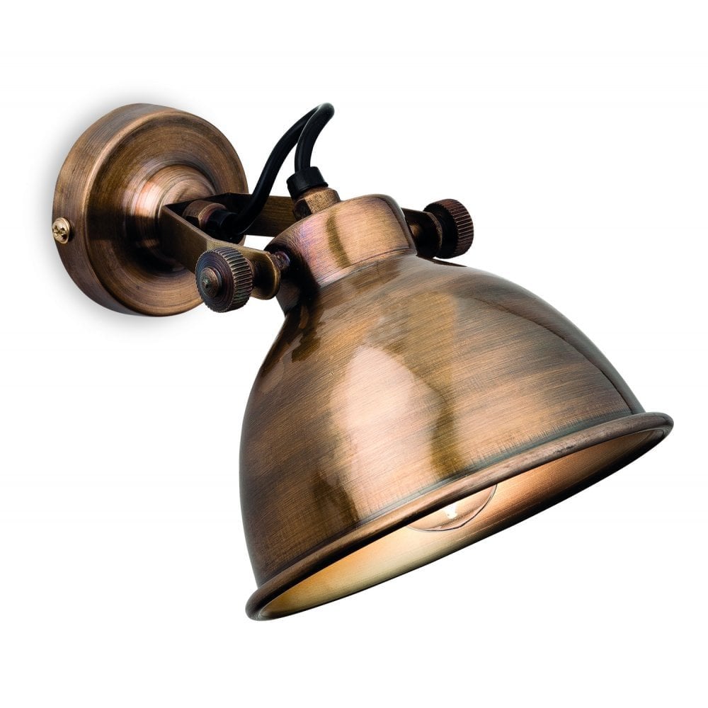 Elegant Brass Charm Wall Sconce