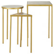 Rabia Set of 3 Nesting Side Tables Green